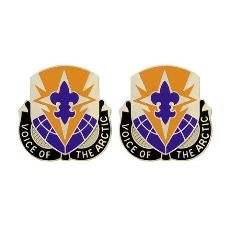 59th Signal Battalion Unit Crest (Voice of the Arctic)